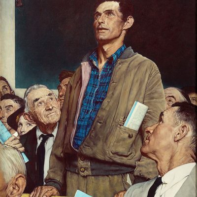 Norman Rockwell Four Freedoms Paintings Inspired By Franklin Roosevelt