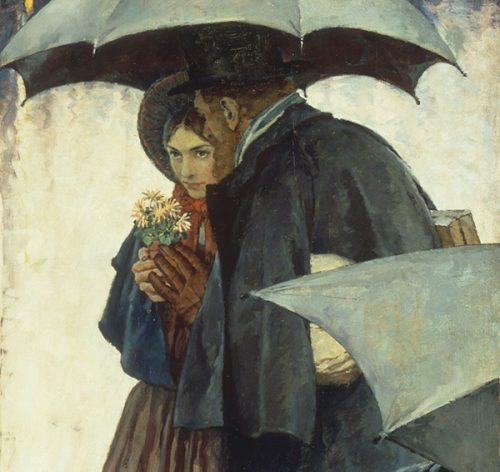 Norman Rockwell’s Heart’s Dearest, “Why Do You Cry?” illustration