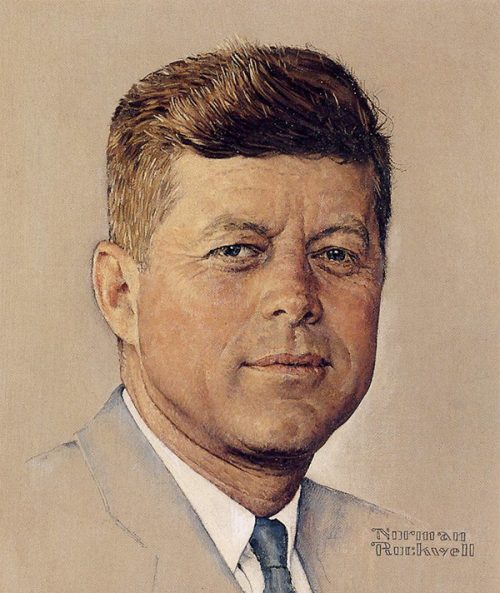 Rockwell’s “Portrait of John F. Kennedy,” published cover
